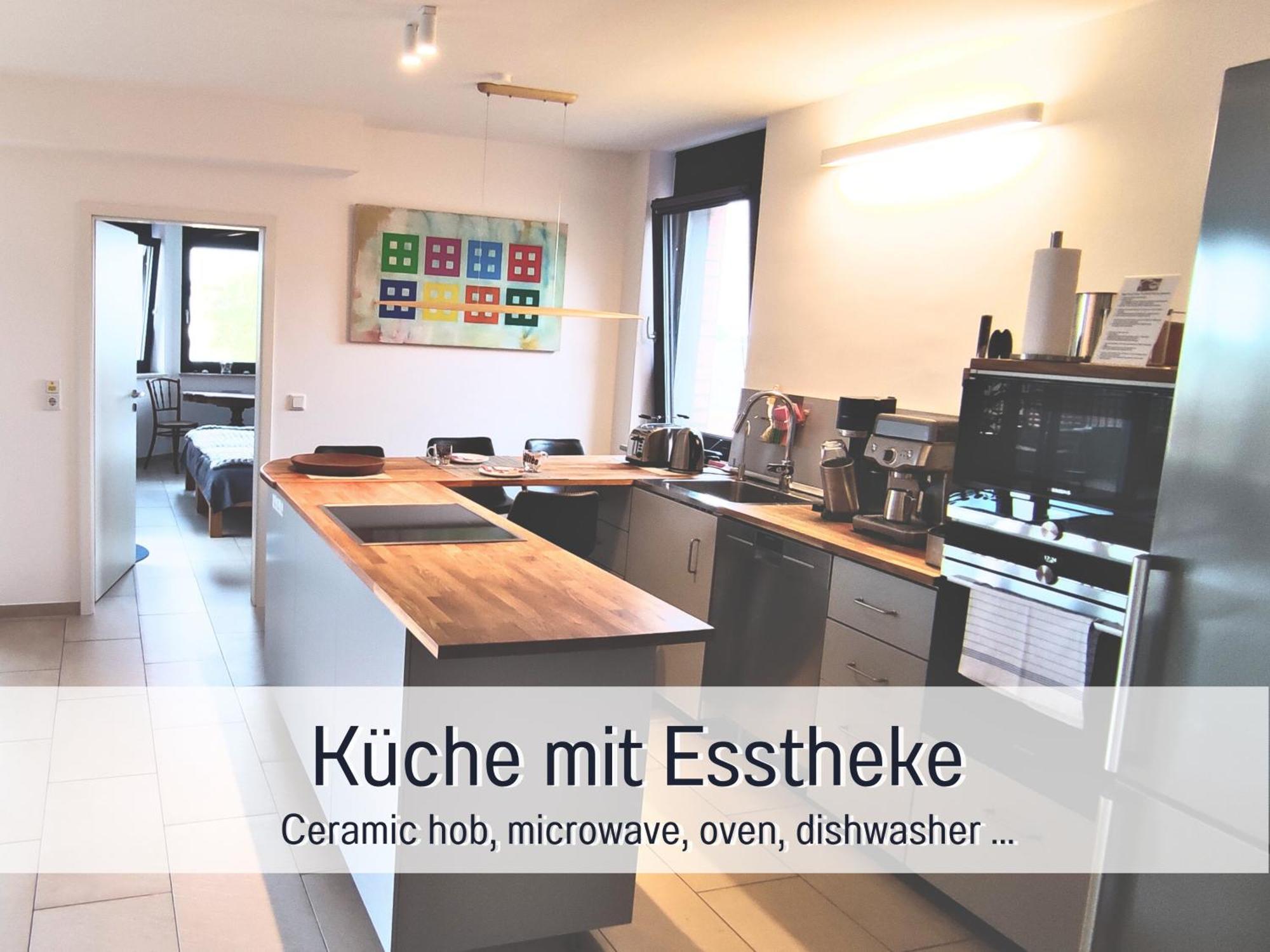 Ferienwohnung Rheinblick Penthouse Wolke 7 - Neuss/Düsseldorf Exterior foto